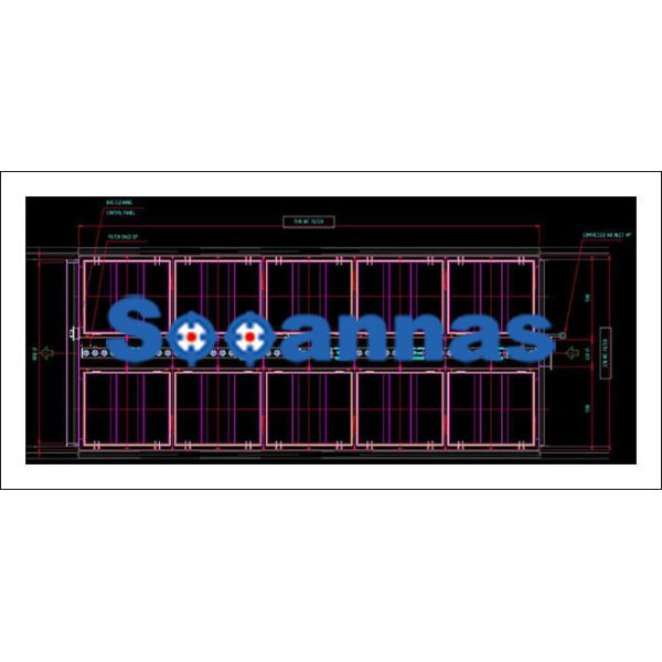 Corrosion resistance CIP Reverse Air Pulse Jet Baghouse