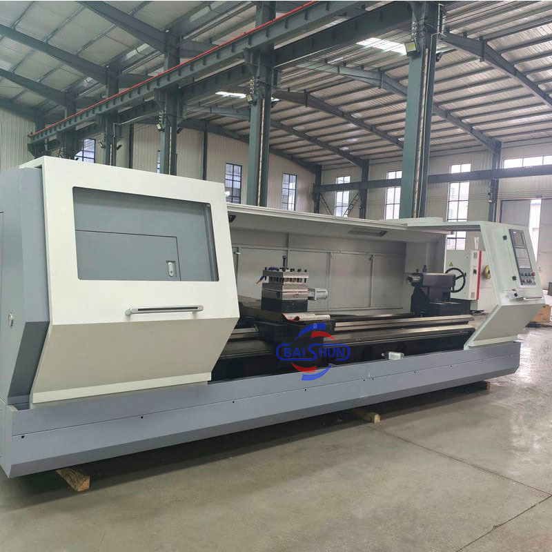 Horizontal Flat Bed CNC Lathe CK6150 500mm Swing 1500mm Workpiece