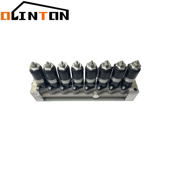 Machinery Repair Shops Genuine Part YN35V00047F1 For Kobelco SK-8 Valve Assy Solenoid