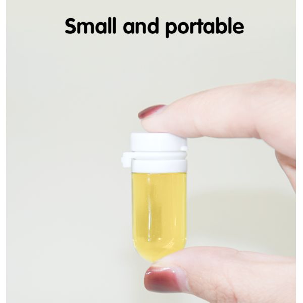 2.5ml Customized Color And Logo PET Bottle PP Cap Small Skin Care Packaging UKT16