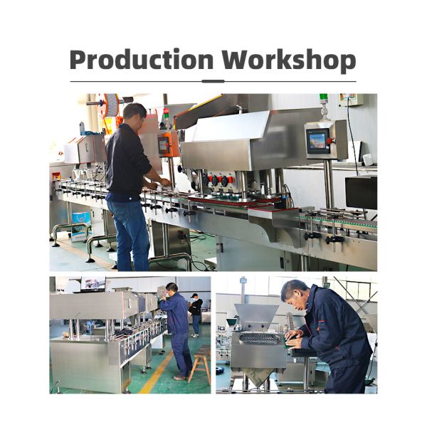 8 Channel Automatic Counting Machine Filling Bottle Tablet Capsule