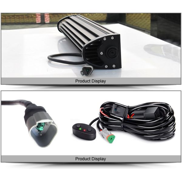 22 Inch 342W Amber White Led Driving Light Bar For Car 12V 24V 4x4 Offroad Trucks ATV 4WD SUV Combo Beams Fog Lamp Work