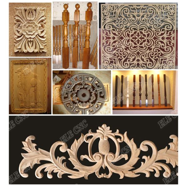 Big Z Axis CNC Router for Guitar Making , ELE 1325 Rotary Wood Machine Router with Cheap Price