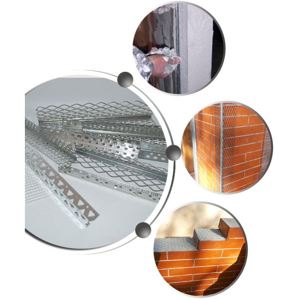 Decorative Aluminium Angle Bead , Corrosion Resist Drywall Angle Bead