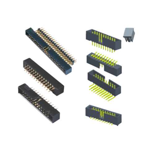 1.27Mm Pitch Female Box Header Dual Rows For Pcb Board ISO9001