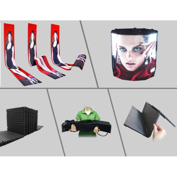 Pitch 7.8mm Indoor Full Color LED Display RGB , Music Tour High Brightness LED Display SMD 3528