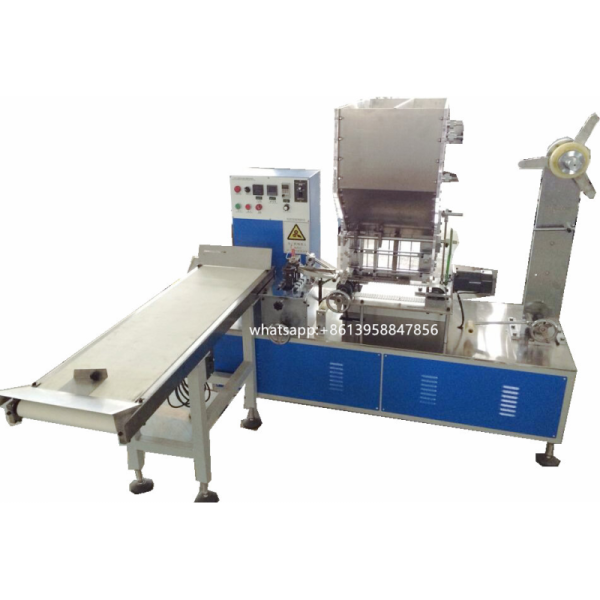 single plastic film straw packing machine