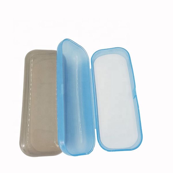 Multi Colored Transparent Eyeglass Case PVC Glasses Case Stylish