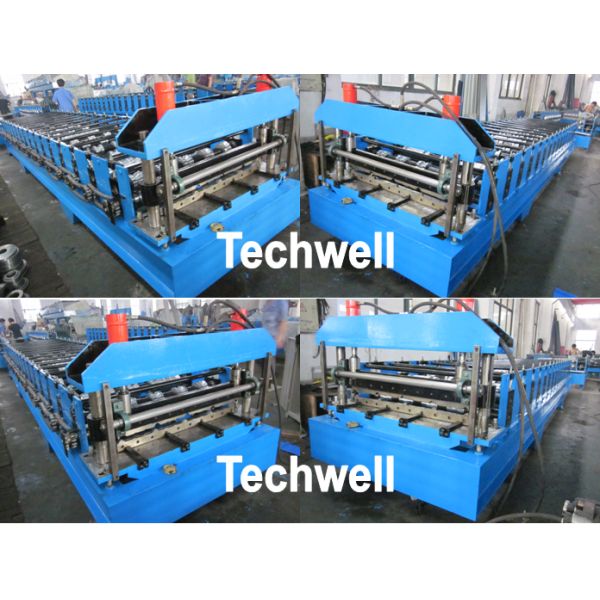 Automatic Steel / Iron / GI IBR Roofing Profiled Sheet Roll Forming Machine