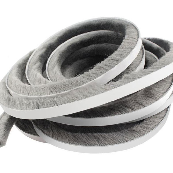 Mohair Window And Door Weather Strip PP PVC Material Sound Control ODM