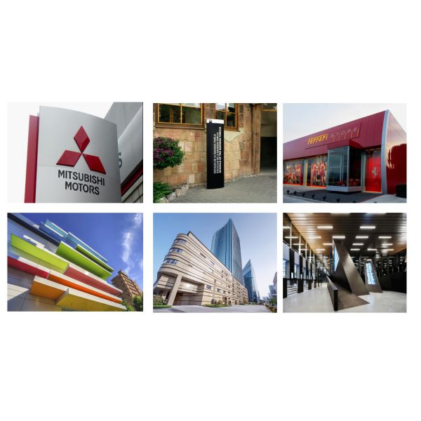 Mirror Alucobond ACP Drawing Aluminum Composite Panel For Billboard Cladding , Curtain Wall Eaves Outdoor Wall Panel And Interior Decoration ACP