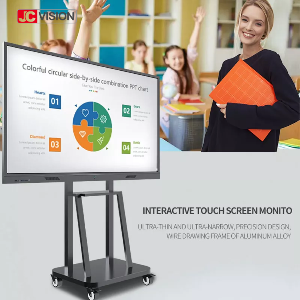 55 - 110 Inch LCD Display Touch Screen OPS Slot Educational Smart Interactive Whiteboard