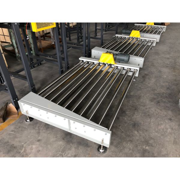 Workshop Modular Aluminum motor driven roller conveyor