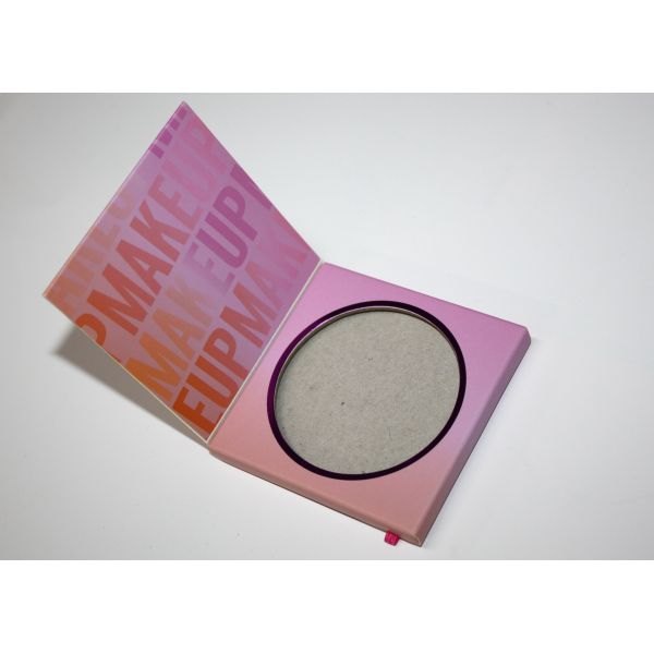 C1S Paper Eyeshadow Envelope Packaging Customized With Elastic Band Closure