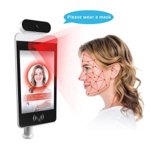 Buy cheap DC12V 8&quot; IPS Panel Facial Recognition Temperature Measuring Kiosk product