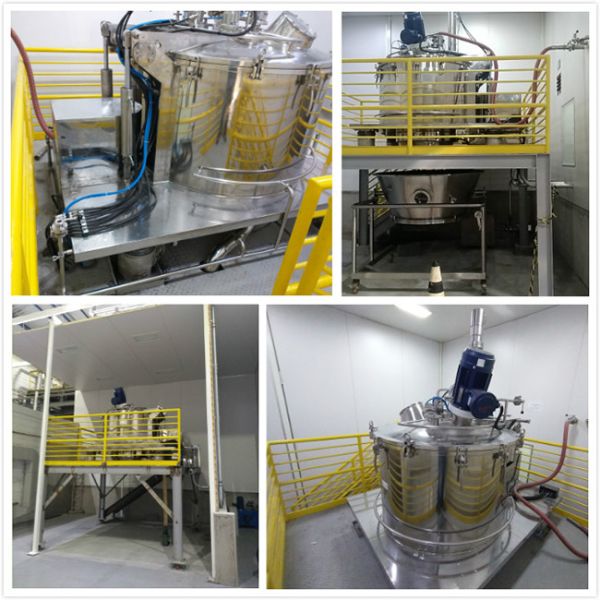 Scraper Bottom Discharge Chemical Centrifuge Machine / Peeler Basket Centrifuge