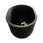 High Melting Point Oval Crucible Isostatic Pressing Silicon Carbide Crucible