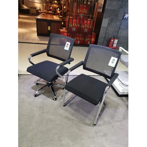 Durability and Functionality in One Adjustable Swivel Blue Mesh Office Chair with Wheels