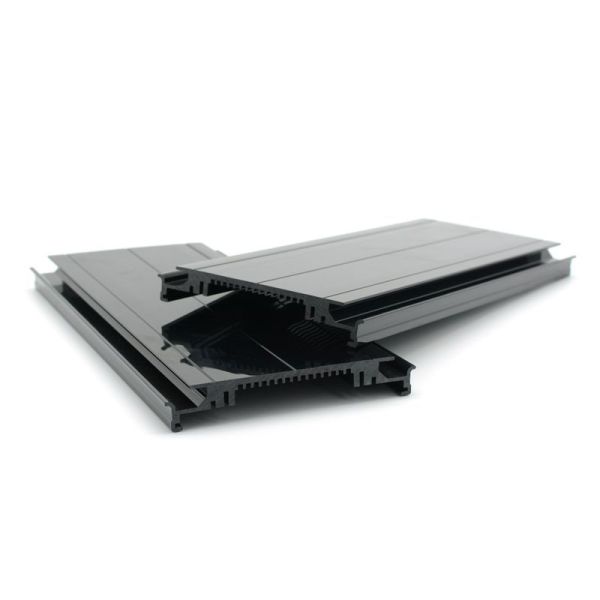 UPVC Black Color Profiles with High UV Protection for Windows and Doors