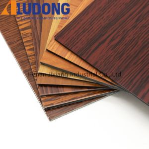Buy cheap Outdoor Building 1570mm Wood Grain Aluminum Composite Panel product