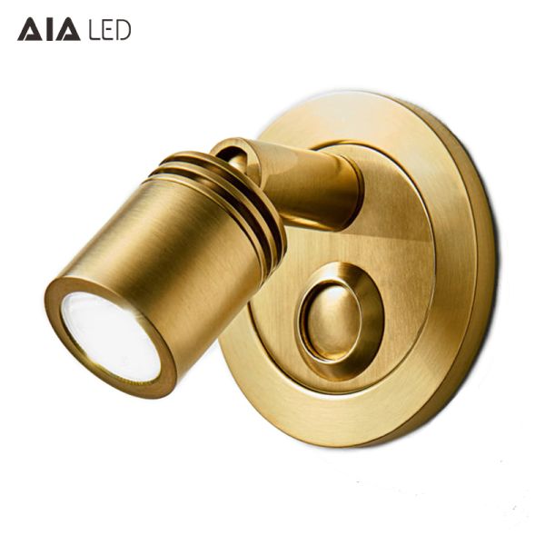 modern switch bed wall light & round base led reading wall lamp led bedside light for home