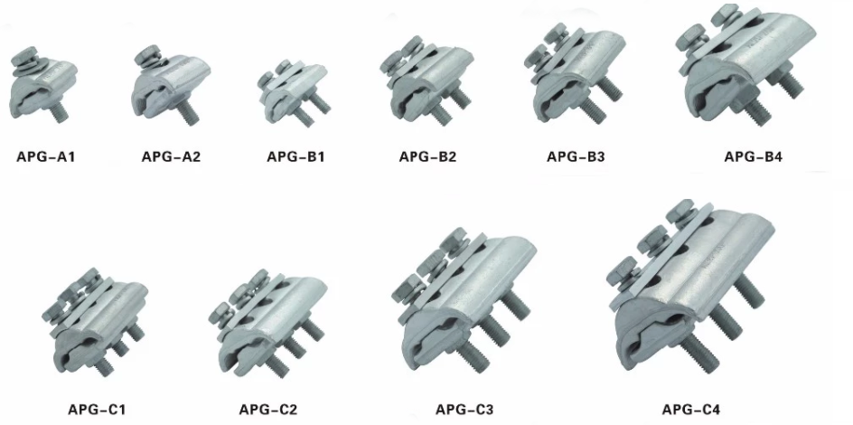 APG Aluminum 16spm Parallel Groove Clamp , Parallel Groove Connector