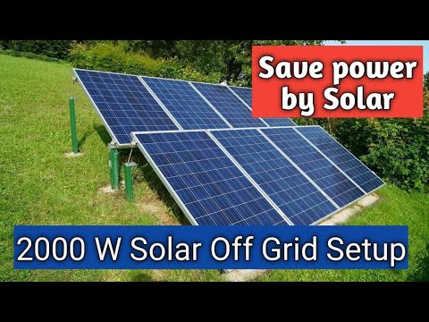 2kw Off Grid Apartment / Villa Solar Pv Energy System