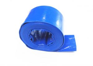 305mm 12 Inch Discharge PVC Layflat Hose / Lay Flat Plastic Tubing With Low Expansion