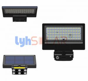 Buy cheap Black 5W 10w Portable Solar Outdoor Lights With Sensor With PC Lens Type II Beam Angle product