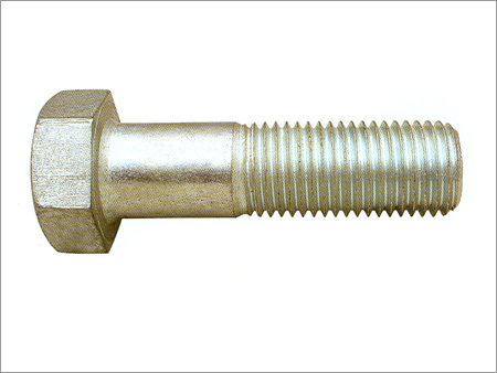 4.8 Grade Zinc Plated Hex Head Bolt Full Thread Iron Material Galvanized Color