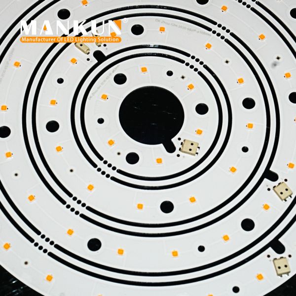 Diameter 153mm Round PCB LED Module 18pcs Lumi LEDs 3030 For Ceiling Lights