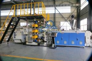 Buy cheap 1220mm Artificial PVC Marble Sheet Making Machine / Extrusion Line 75kW product