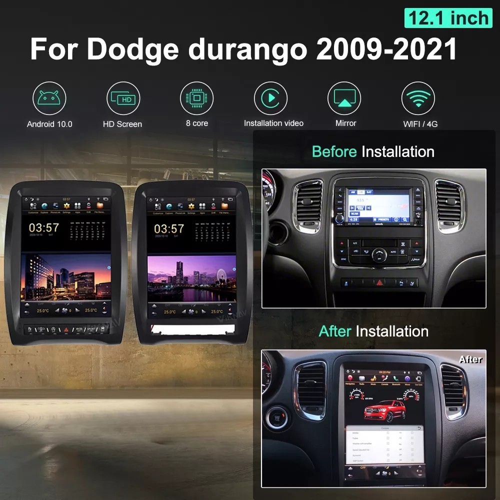 Buy cheap Tesla Style Vertical Screen Dodge Android Radio Multimedia Player product