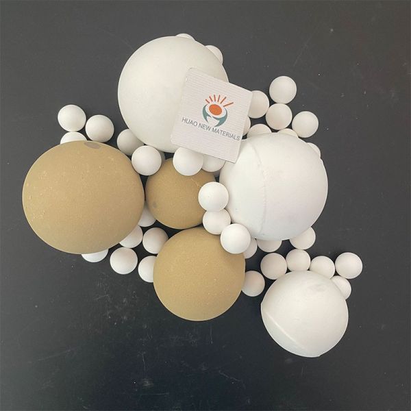 2 Wear Resistant White Alumina Ceramic Balls Size 13-90mm