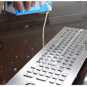 Buy cheap IP65 Dynamic 5VDC Industrial Washable Computer Keyboard FCC With Touchpad product
