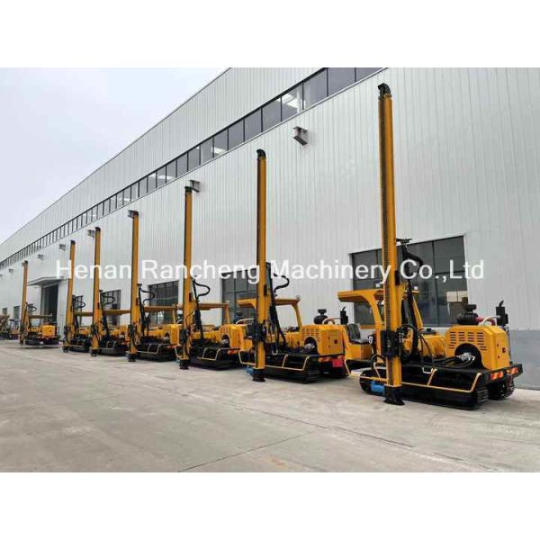 Solar Pile Driver With 6m Frame Post Crawler Ramming Machine
