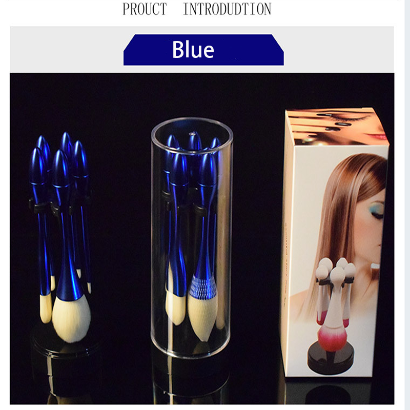Custom Creative Full Makeup Brush Set ABS Plastic / Solid Wood Handles