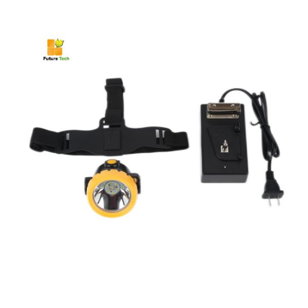 50000 Hours High Lumen Rechargeable 1.5W Lithium Ion Underground Mining Headlamps