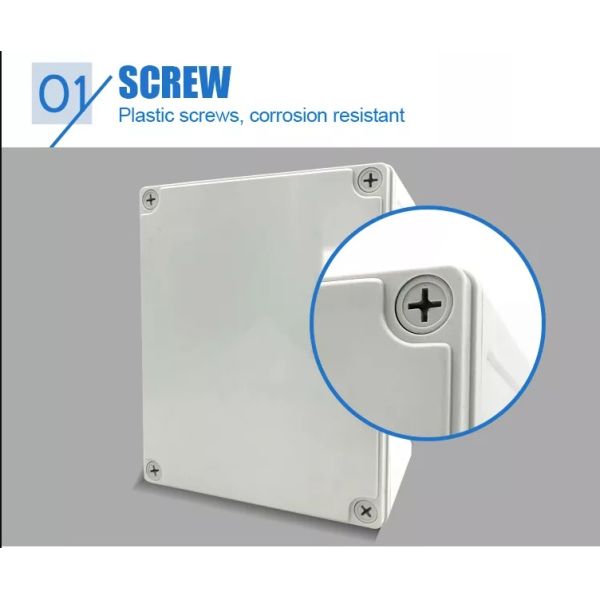 65x50x55 Mm Outdoor Junction Box Ip66 With Clear Cover For Electrical Enclosure