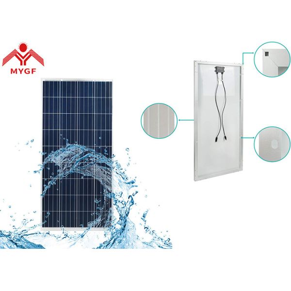 Waterproof Polycrystalline Solar Module , Crystalline Silicon Solar Panels ECO