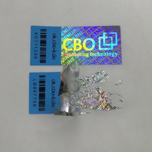 China Offset Printing Security Sticker Label Customized Tamper Evident Labels on sale
