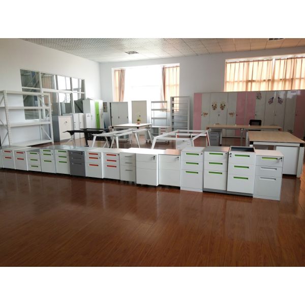 office furniture 2 drawer mobile pedestal cabinet ,H490XW380XD500mm,with cushion,Non knocked down structure