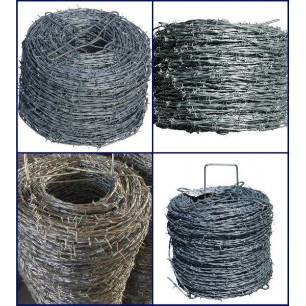 Rust Resistant High Tensile Barbed Wire Traditional Double Twist Type