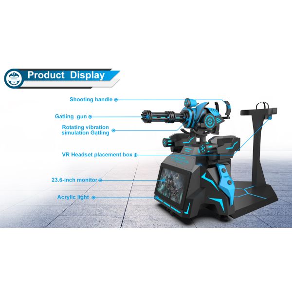 Amusement Park 9D VR Shooting Simulator Gun Virtual Reality Arcade Game