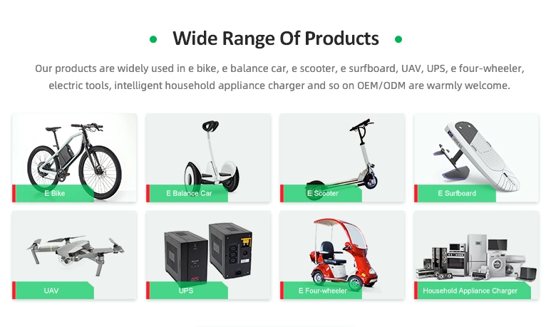 PC Fireproof Dc 2A Wall Mount Battery Charger Type C Lithium Battery For 21V 2A