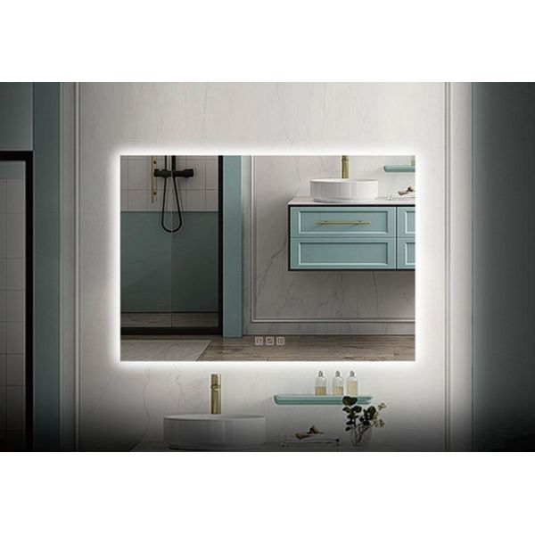 LED Bathroom Smart Mirror Illuminated Square Inteligente Fogless Shower Mirror