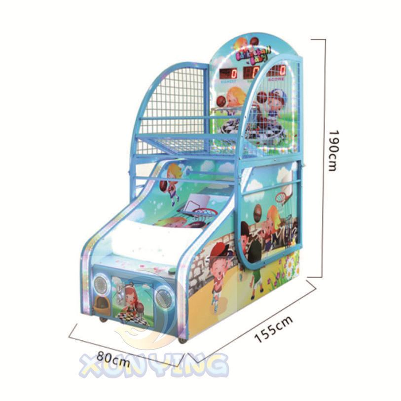 Coin Operated Game Street Basketball Arcade Game Machine Kids Basketball