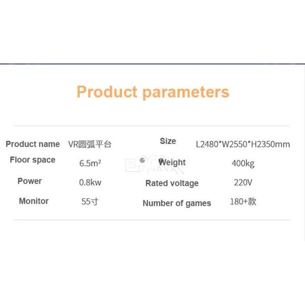 60pcs 9D VR Simulator Virtual Reality Spacewalk Round Walking Platform