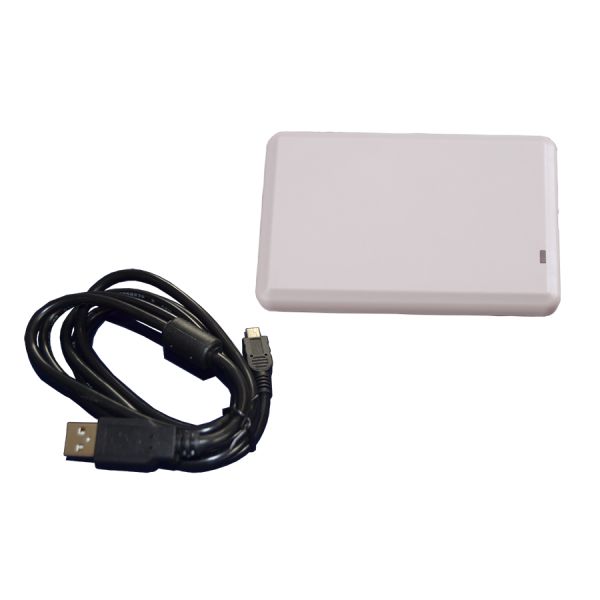 Mini Usb Uhf Rfid Desktop Reader 2dbi 30dbm 180mm Reading Range