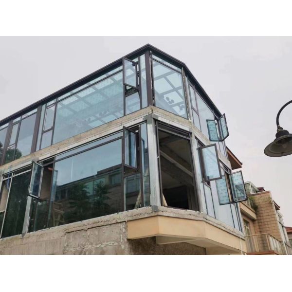 Stylish Aluminium Windows Safety Modern Casement Windows Excellent Wind Pressure